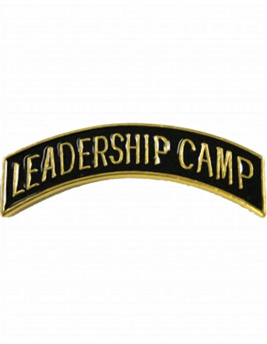 ROTC Metal Arc Tab LEADERSHIP CAMP