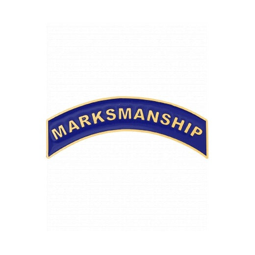 ROTC Metal Arc Tab MARKSMANSHIP