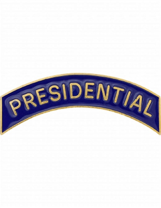 ROTC Metal Arc Tab PRESIDENTIAL