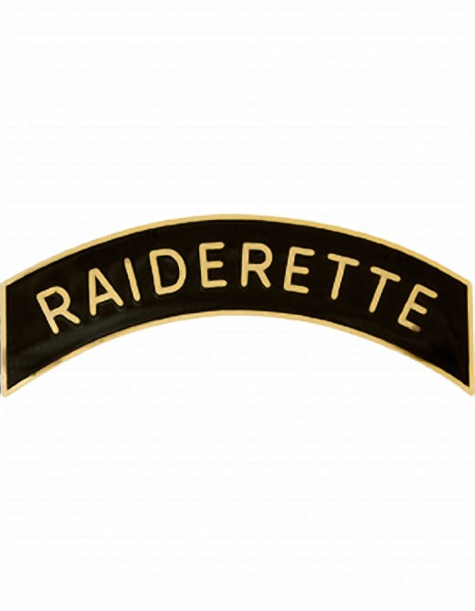 ROTC Metal Arc Tab RAIDERETTE