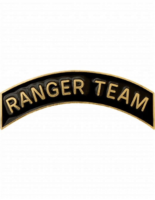 ROTC Metal Arc Tab RANGER TEAM