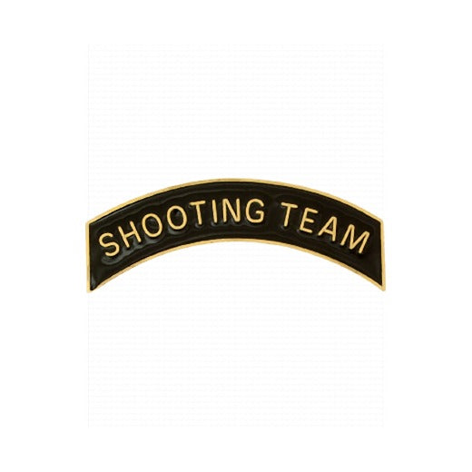 ROTC Metal Arc Tab SHOOTING TEAM