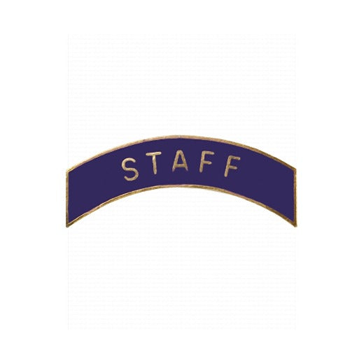ROTC Metal Arc Tab STAFF