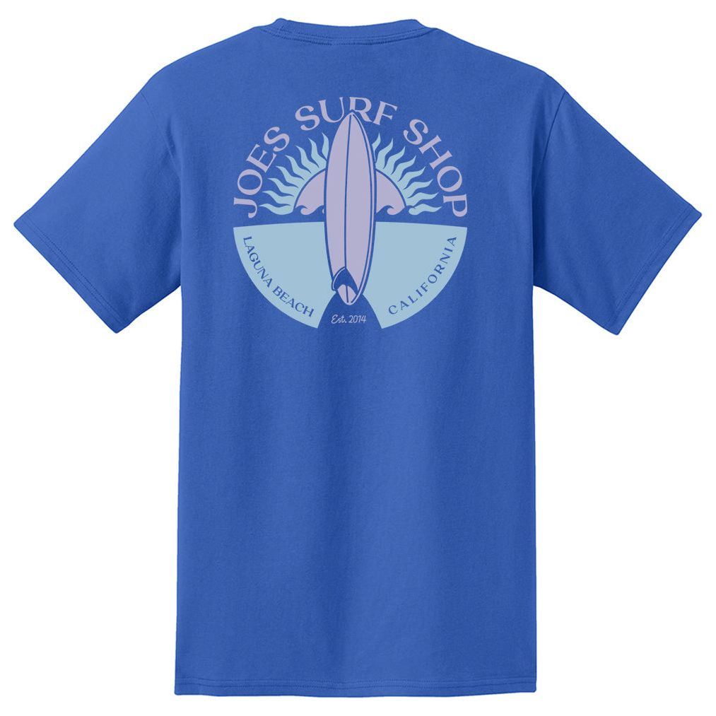 Joe's Surf Shop Sunset Scene Heavyweight Pocket Tee