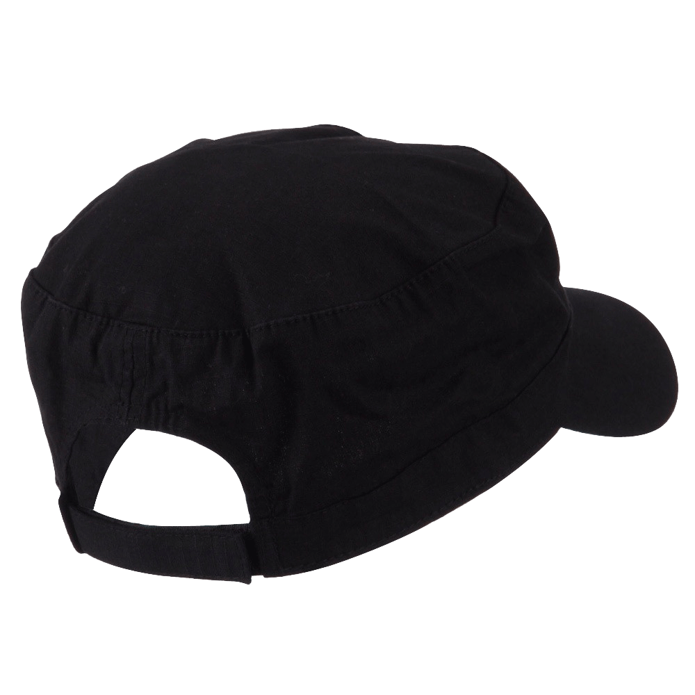 Big Size Adjustable Cotton Ripstop Army Cap