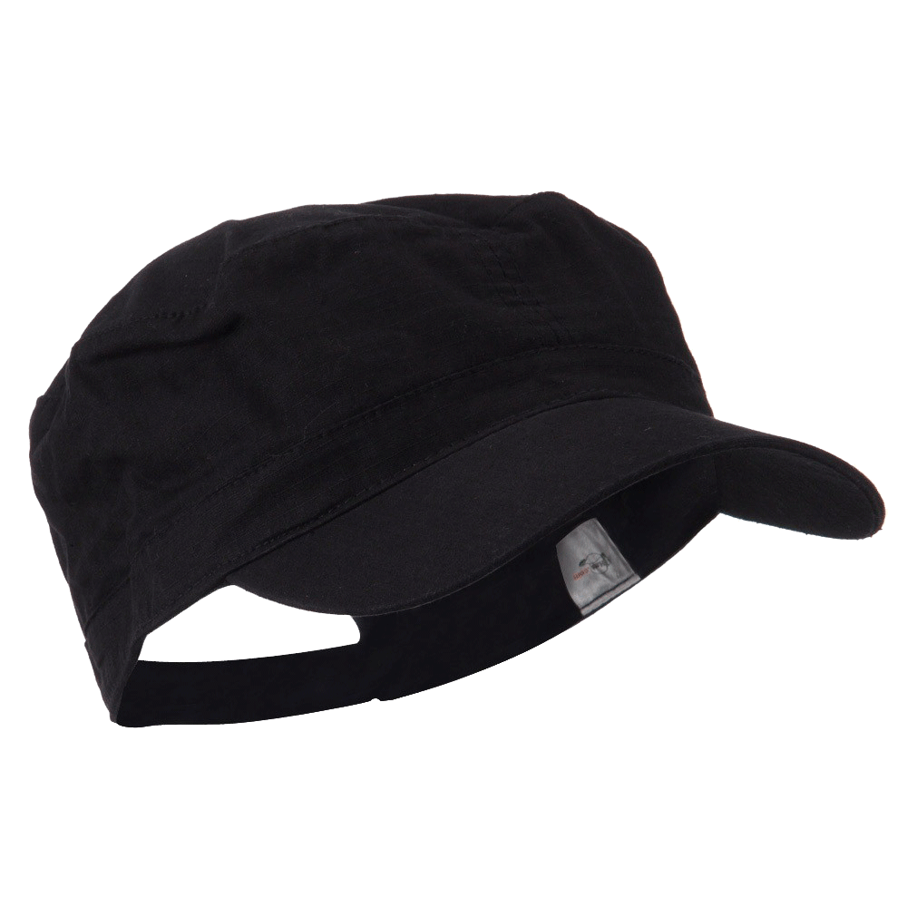 Big Size Adjustable Cotton Ripstop Army Cap