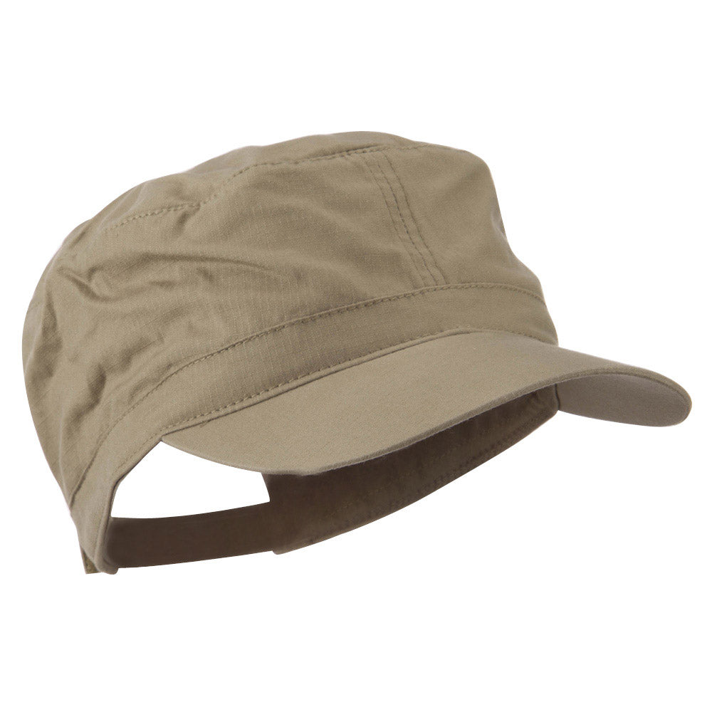 Big Size Adjustable Cotton Ripstop Army Cap