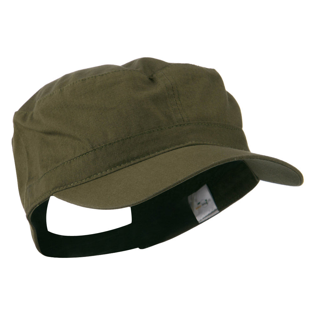 Big Size Adjustable Cotton Ripstop Army Cap