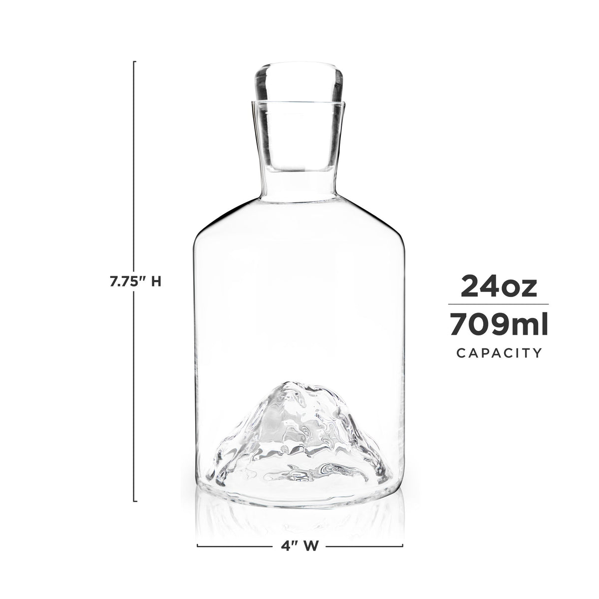 Mountain Crystal Liquor Decanter