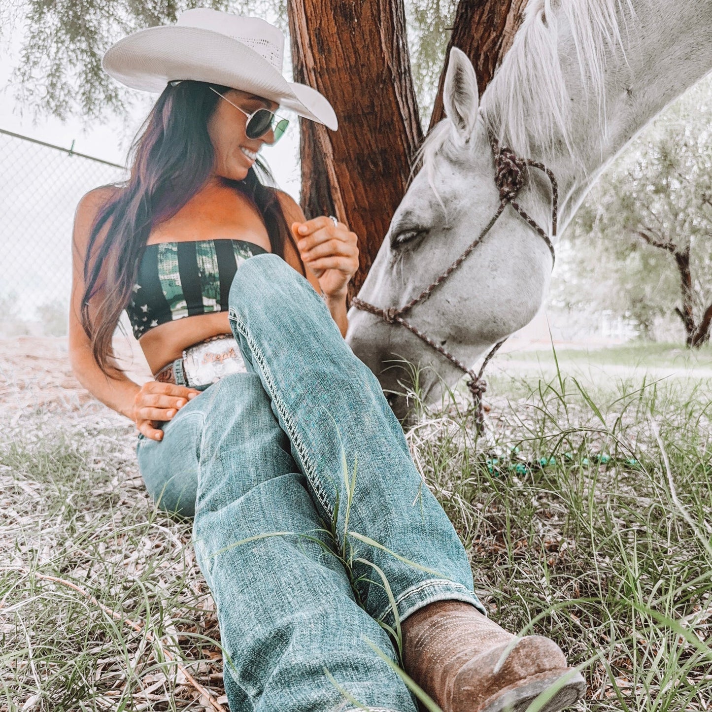 Patriotic Camo Flag Bandeau Bikini, FREE Shipping