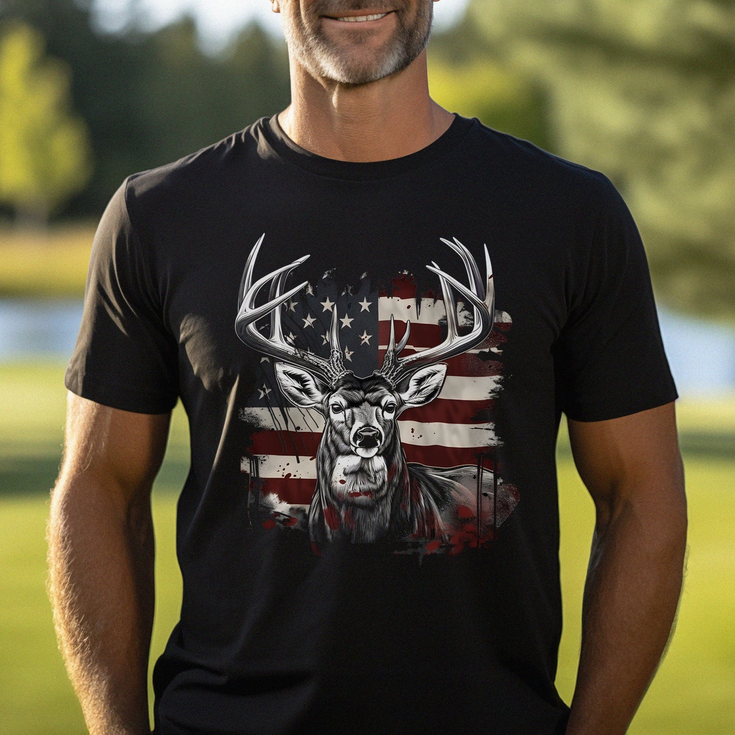 Whitetail Deer Hunting USA T-Shirt