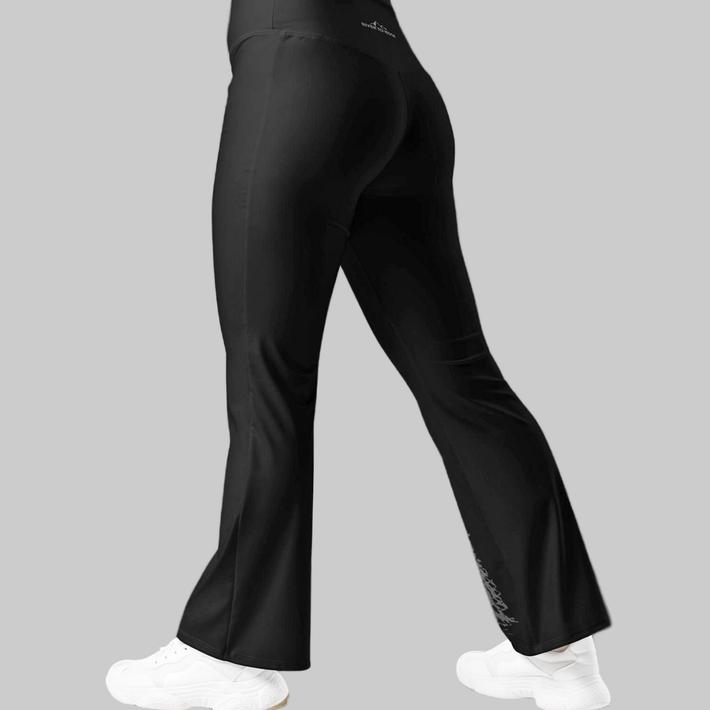 Flared Woodland Leggings, XS-3XL, “Lifting” + Hidden Pocket