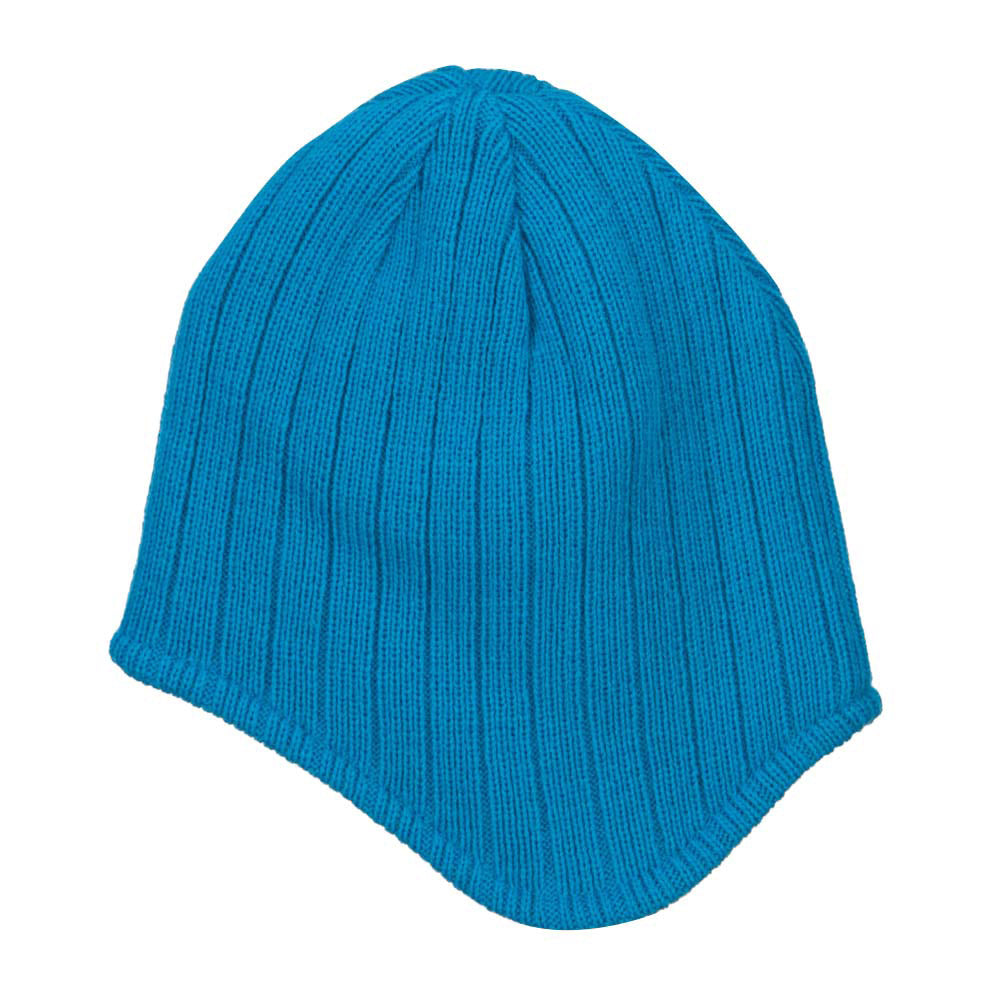 Rib Knit Ear Flap Beanie