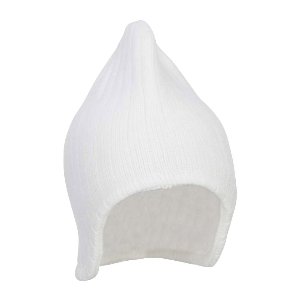 Rib Knit Ear Flap Beanie