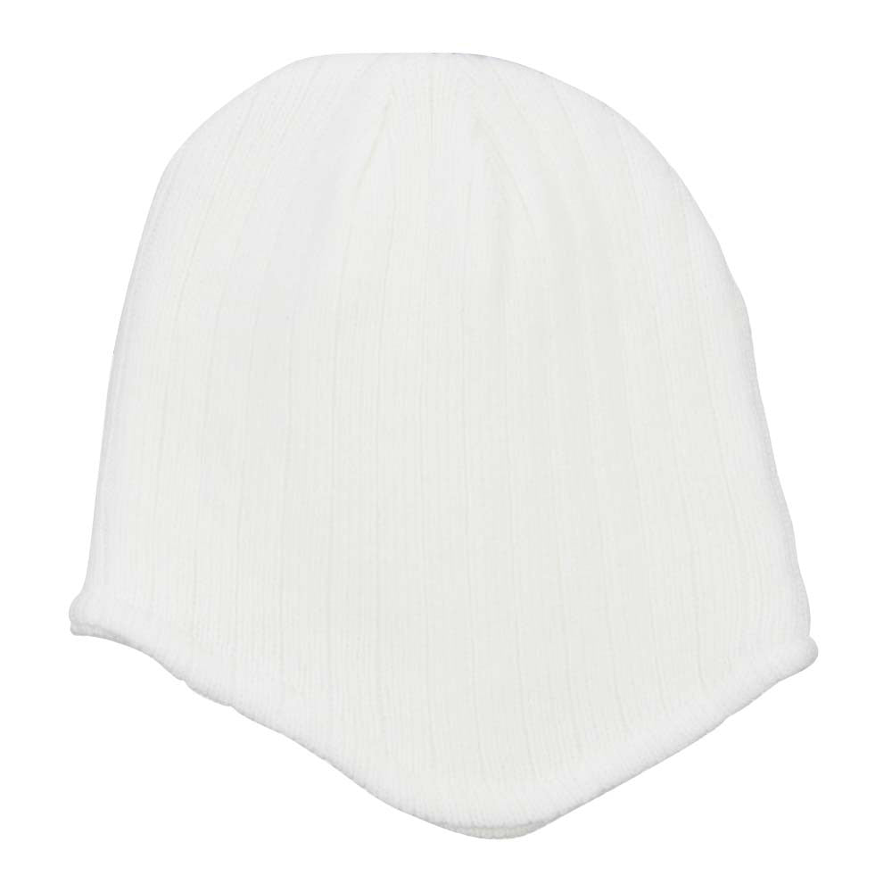 Rib Knit Ear Flap Beanie