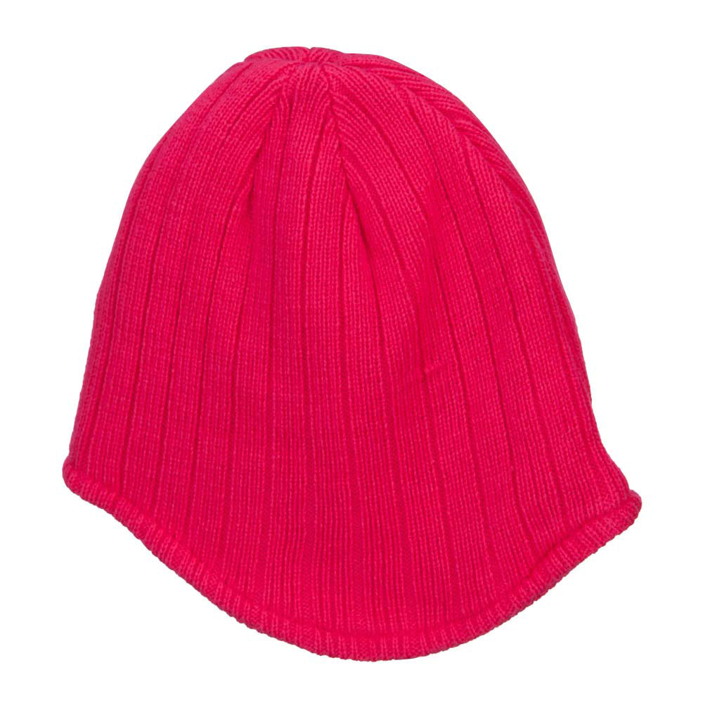 Rib Knit Ear Flap Beanie