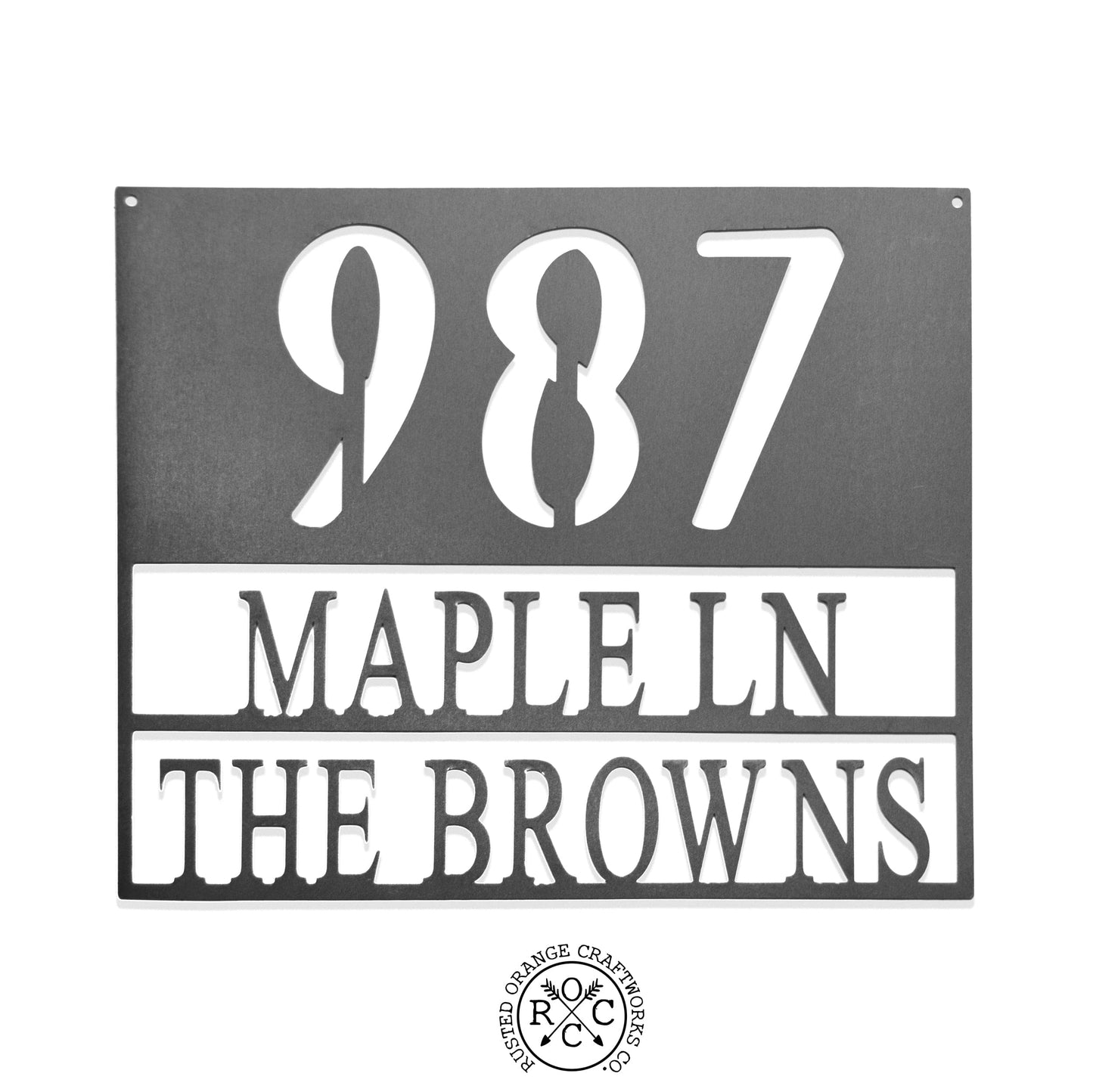 Always Come Home Address Plaque - Personalized Outdoor Sign with Name