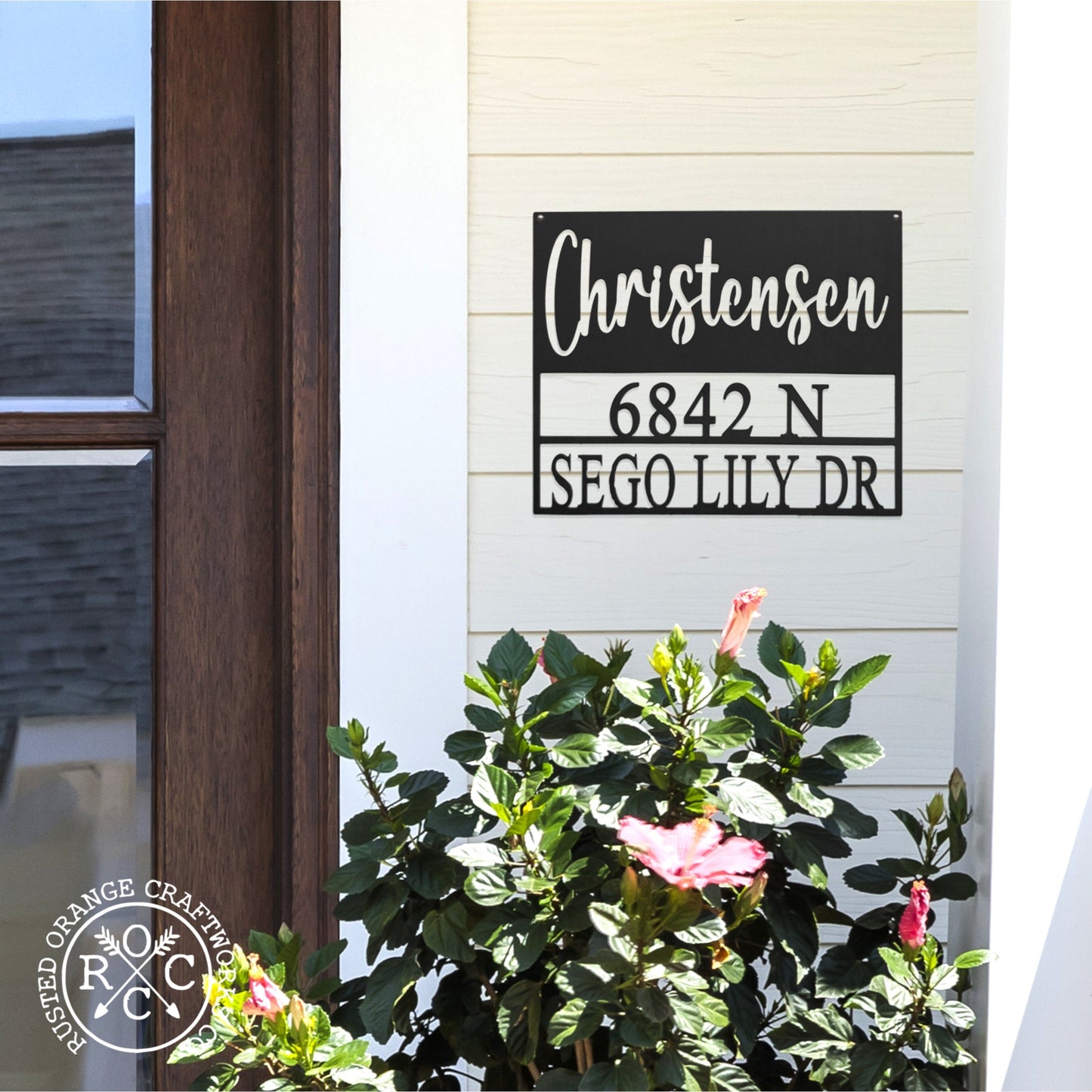 Always Come Home Address Plaque - Personalized Outdoor Sign with Name