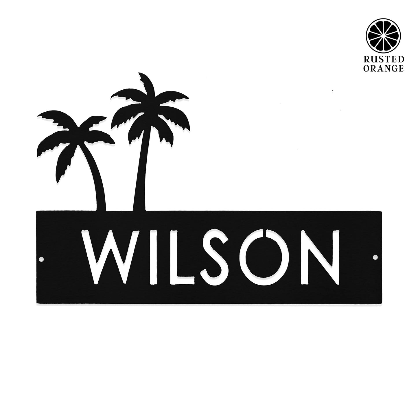 Landscape Address Plaque - 4 Styles - Circular Address Plaque for House Numbers
