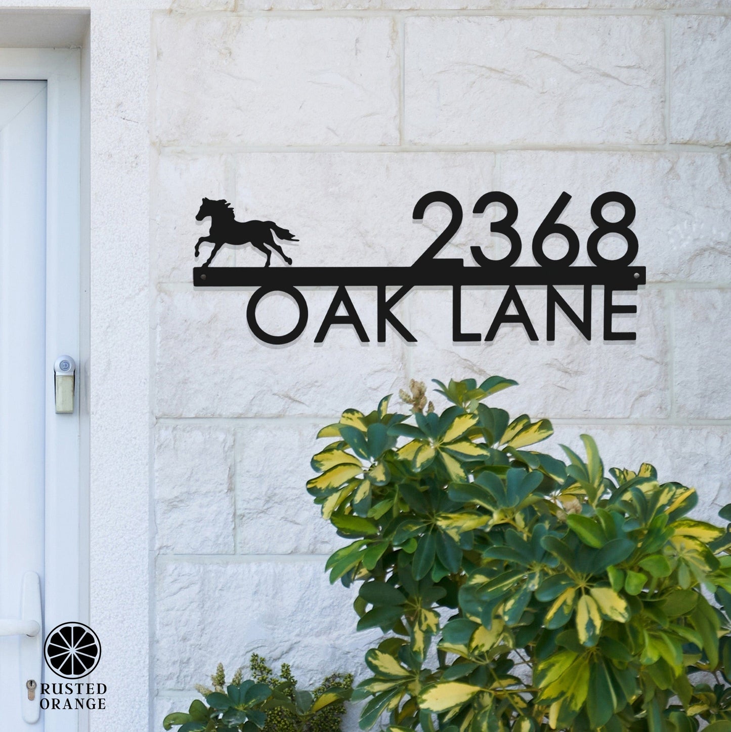 Modern Outdoor House Numbers - 9 Styles - Personalized Address Signs for House