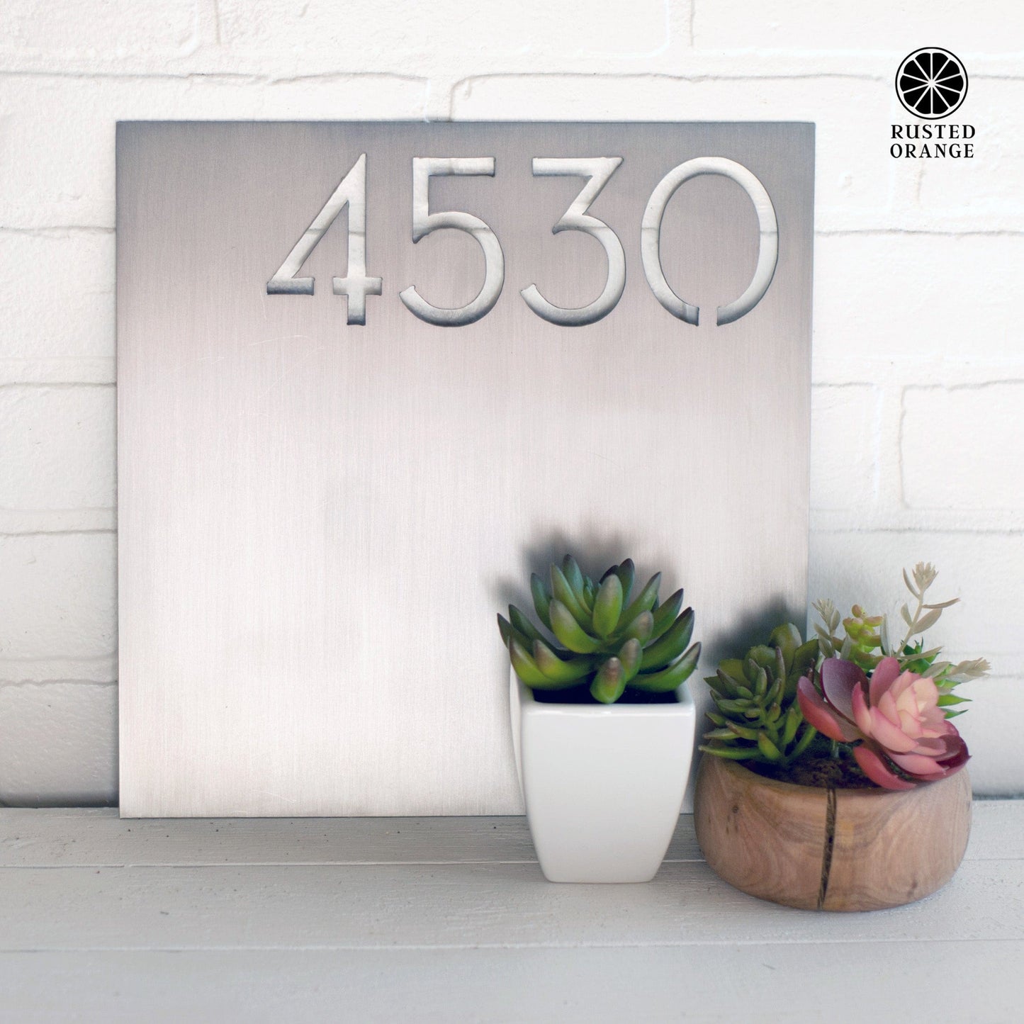 Whitehall Address - 3 Sizes - Personalized Address Plaque for Houses with Street Name