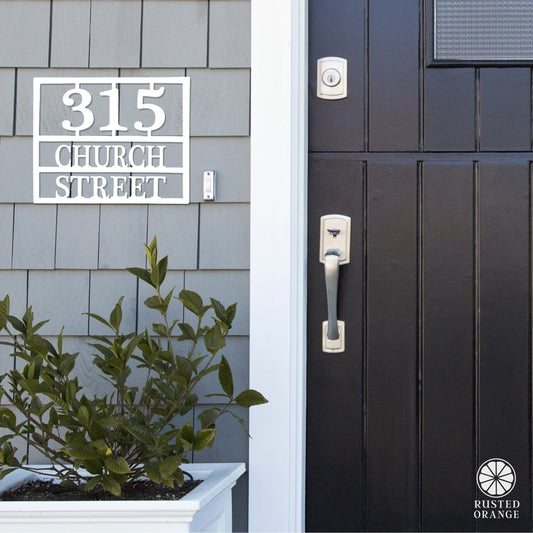 Why the Long Address - 3 Sizes - Address Numbers for Houses Plaque