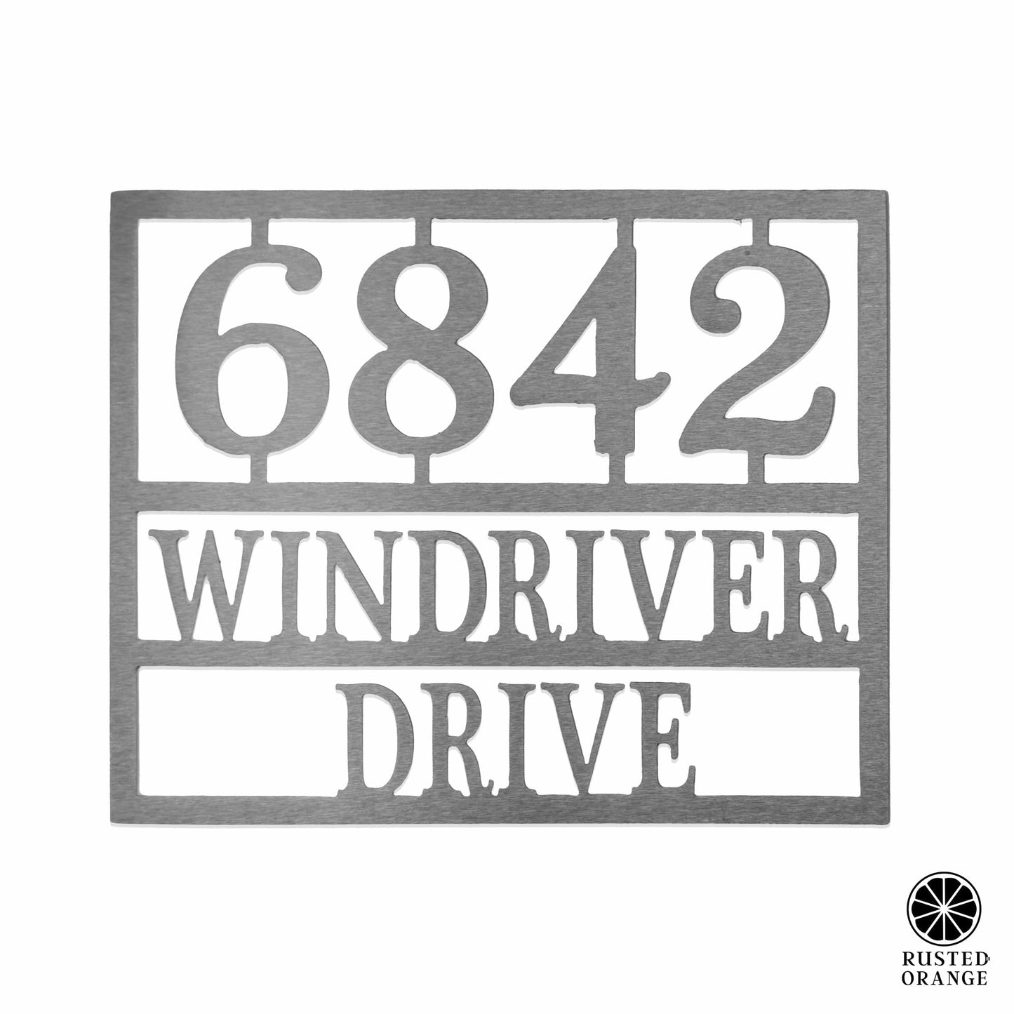 Why the Long Address - 3 Sizes - Address Numbers for Houses Plaque