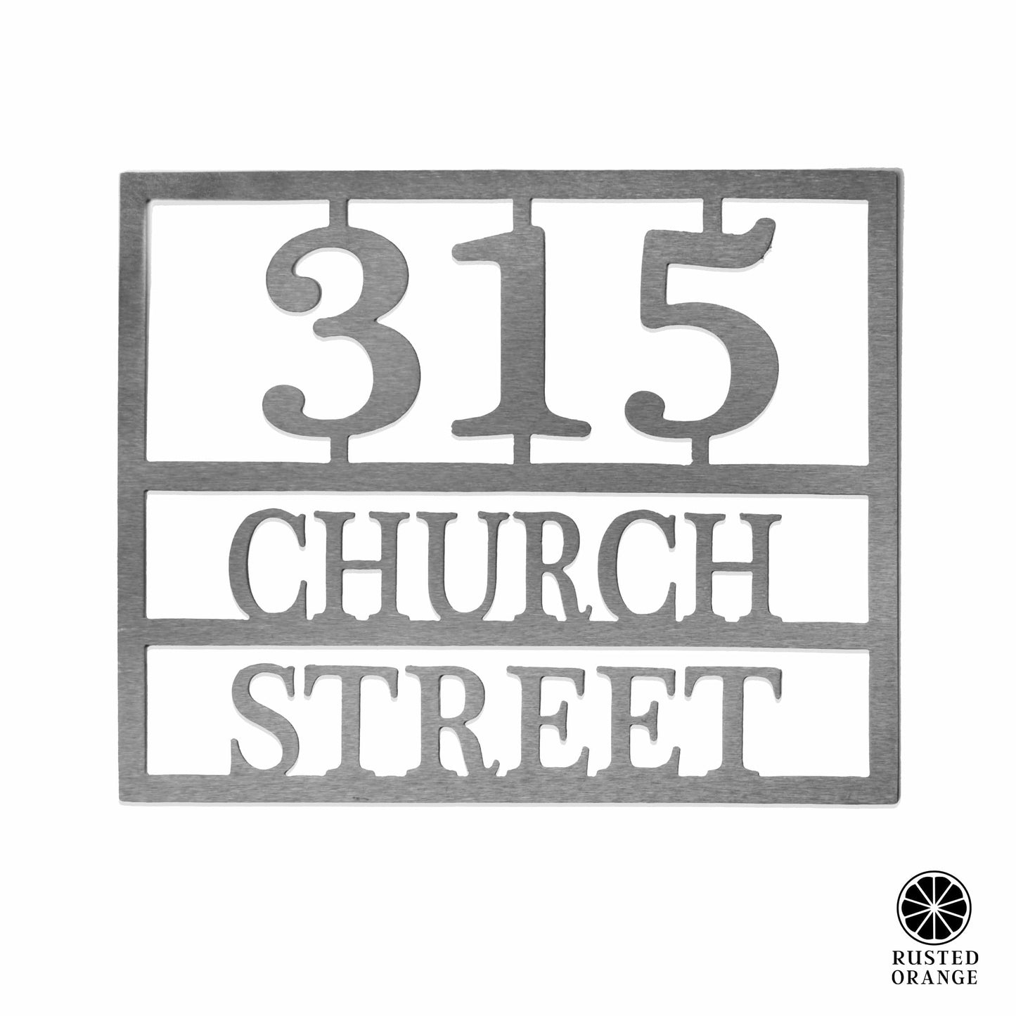 Why the Long Address - 3 Sizes - Address Numbers for Houses Plaque