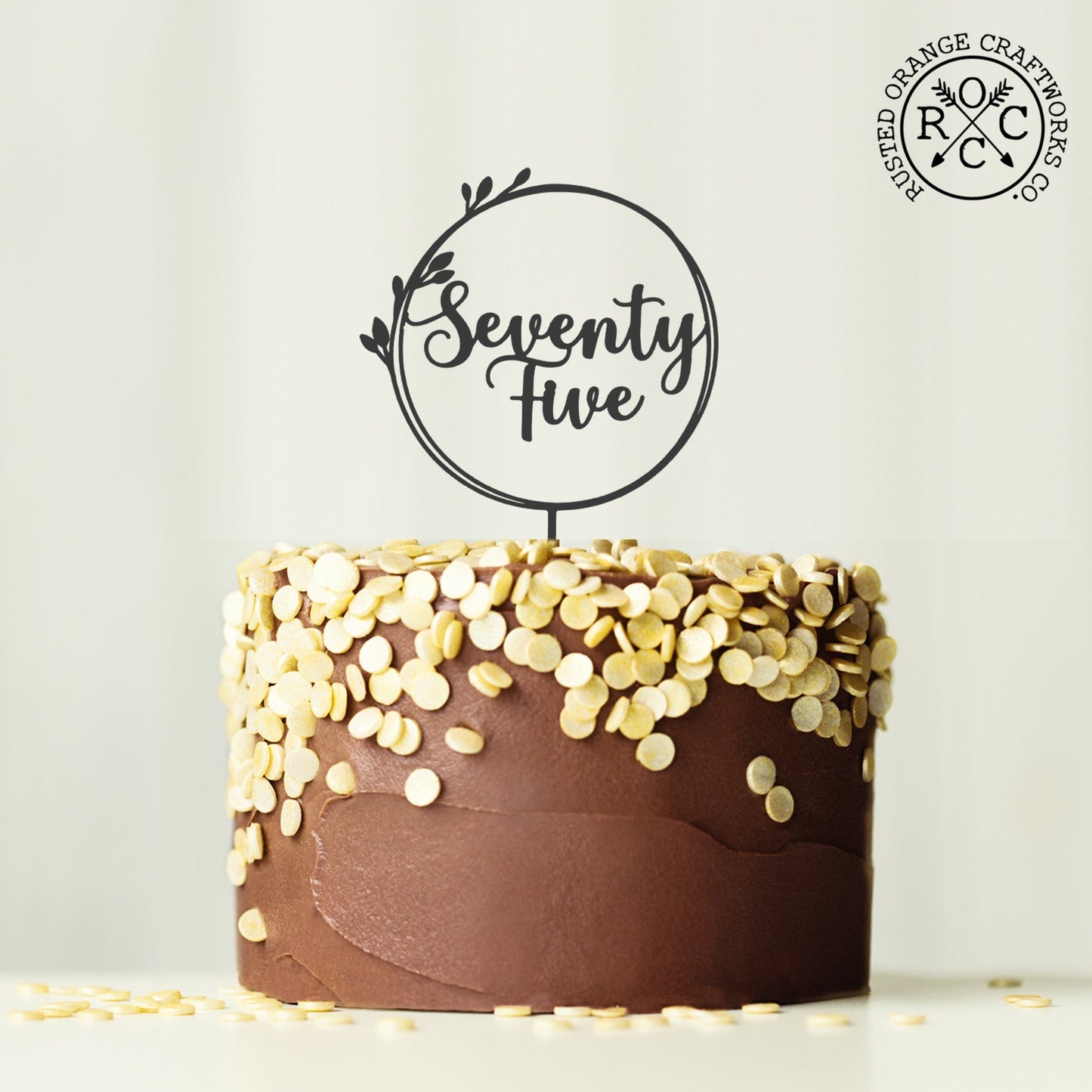 Birthday Number Cake Topper - Personalized Cake Topper for Birthdays - Happy Birthday Sign for Cake