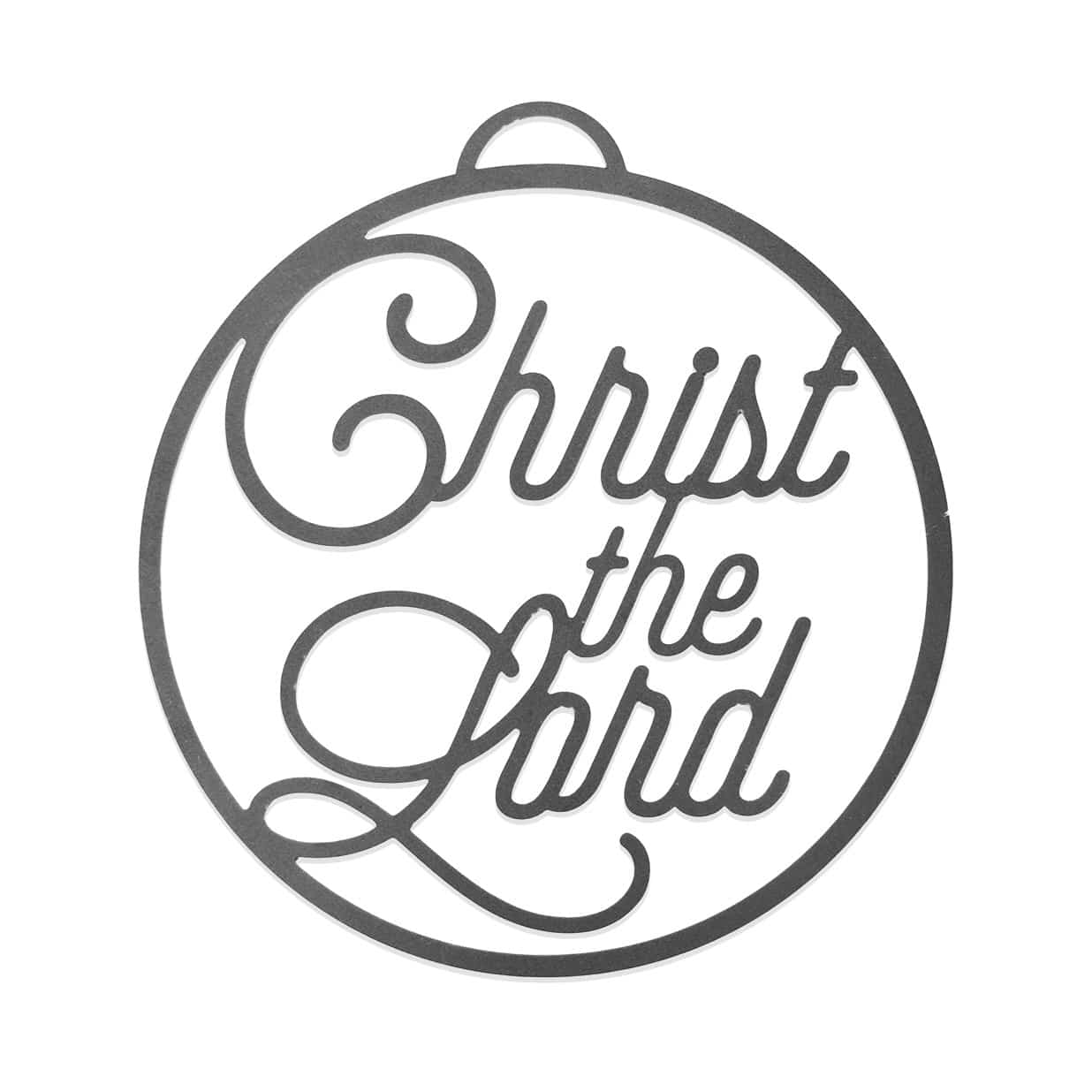 Light of the World Ornaments - 5 pack - Metal Christmas Tree Ornaments