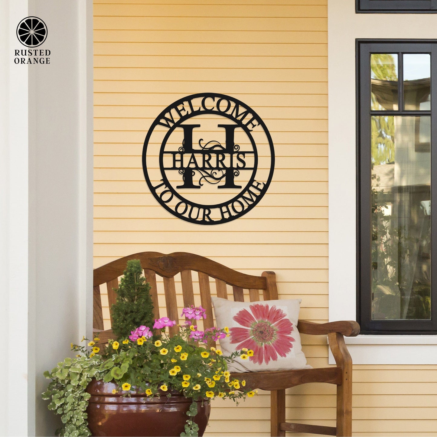 Split Letter Metal Family Sign Monogram - Monogram Wedding Decorations Metal Wall Decor Family Wall Decor