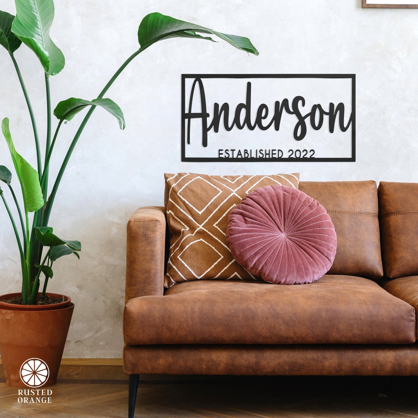 This is Us Family Name Sign - House Name Sign Metal Wall Decor