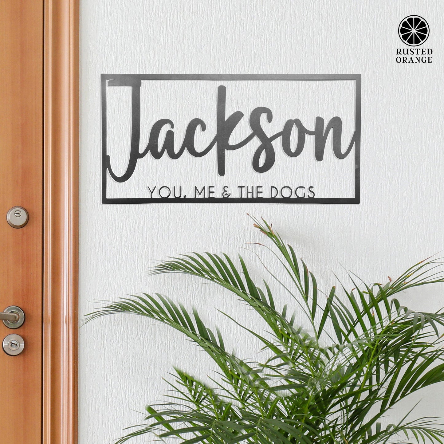 This is Us Family Name Sign - House Name Sign Metal Wall Decor