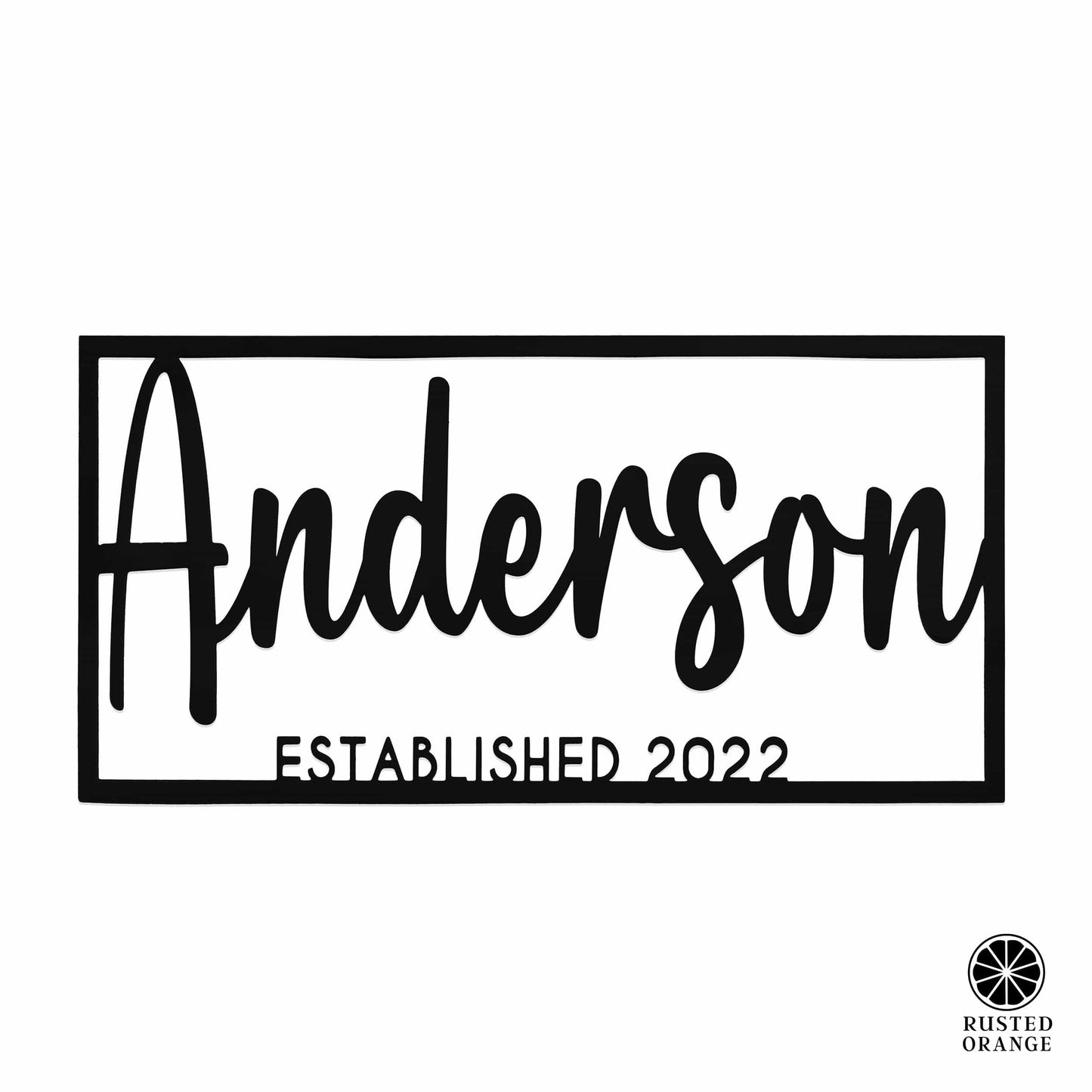 This is Us Family Name Sign - House Name Sign Metal Wall Decor