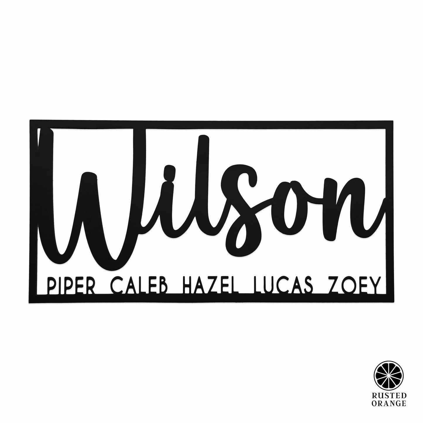 This is Us Family Name Sign - House Name Sign Metal Wall Decor