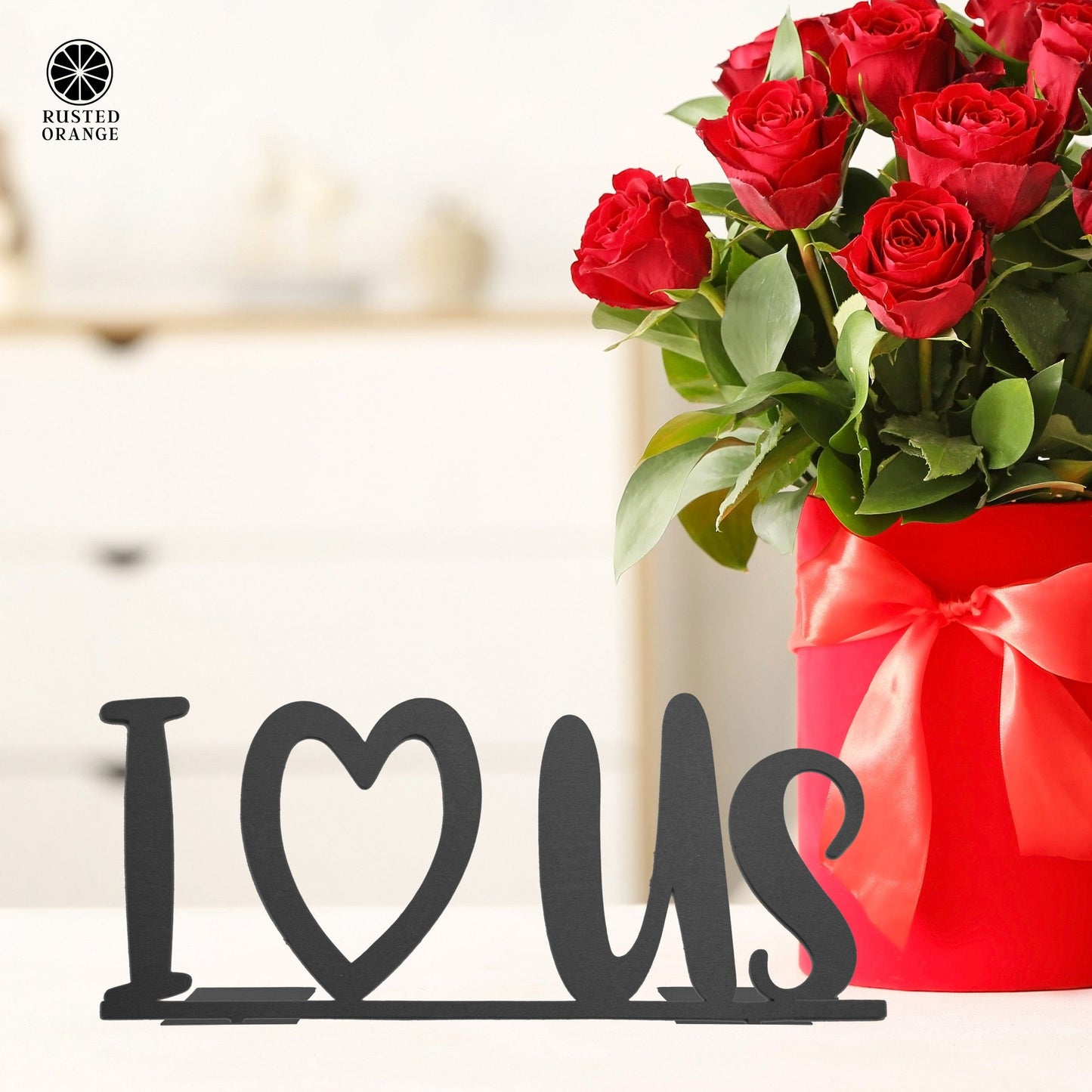 4"  L-O-V-E Stand-Up Set - 2 Styles - Anniversary Gift for Her or Him