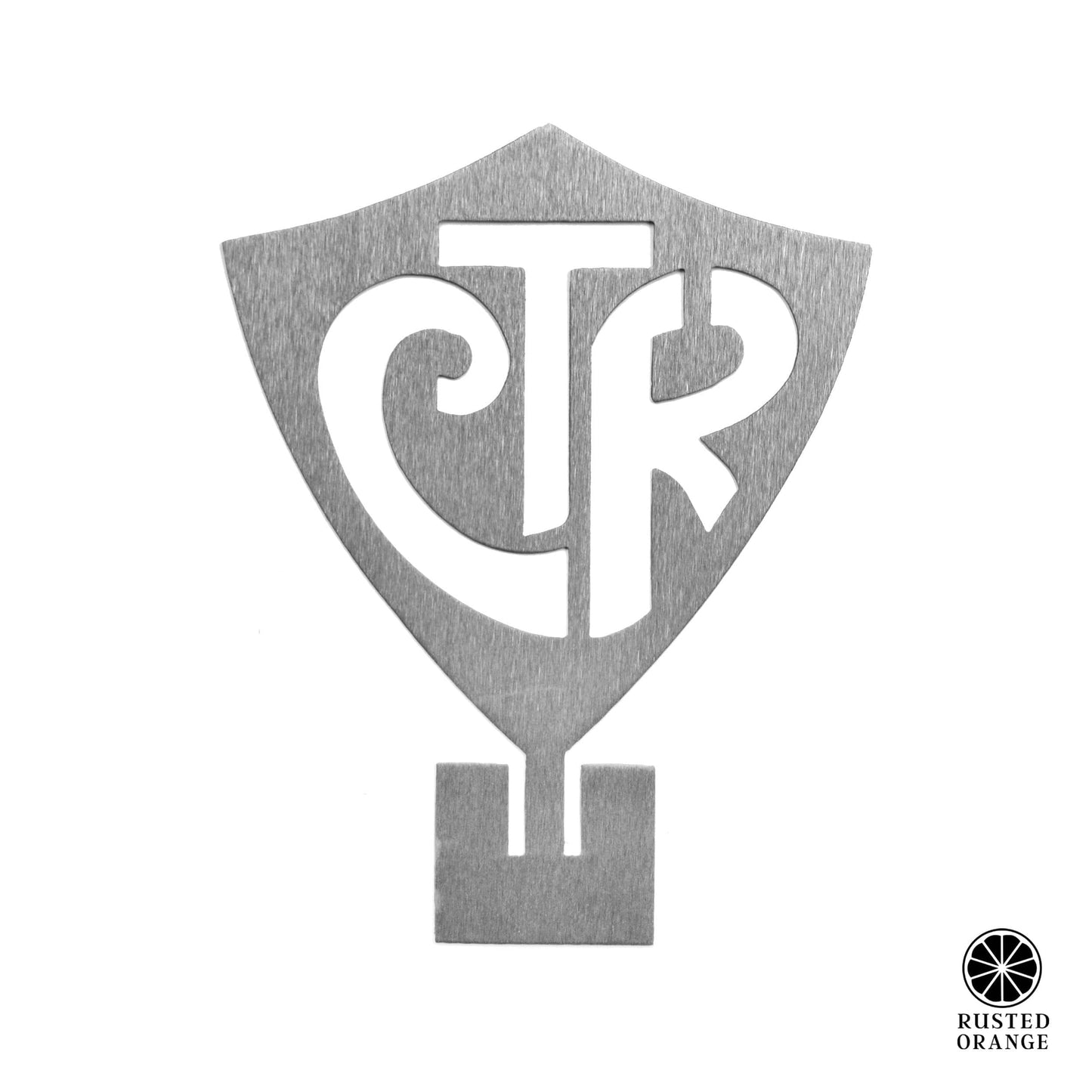 Choose the Right Stand Up Shield With Name - CTR Custom Metal Sign Baptism Boy and Girl Gifts