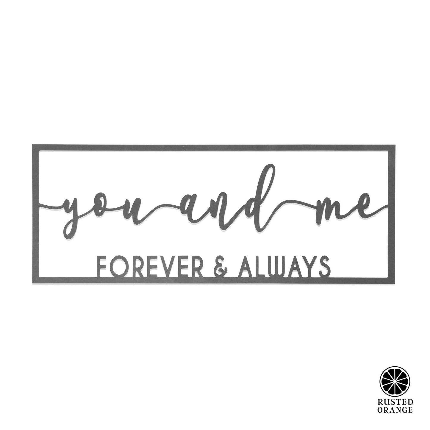 So Happy Together Personalized Name Sign - You And Me sign for bedroom or wedding