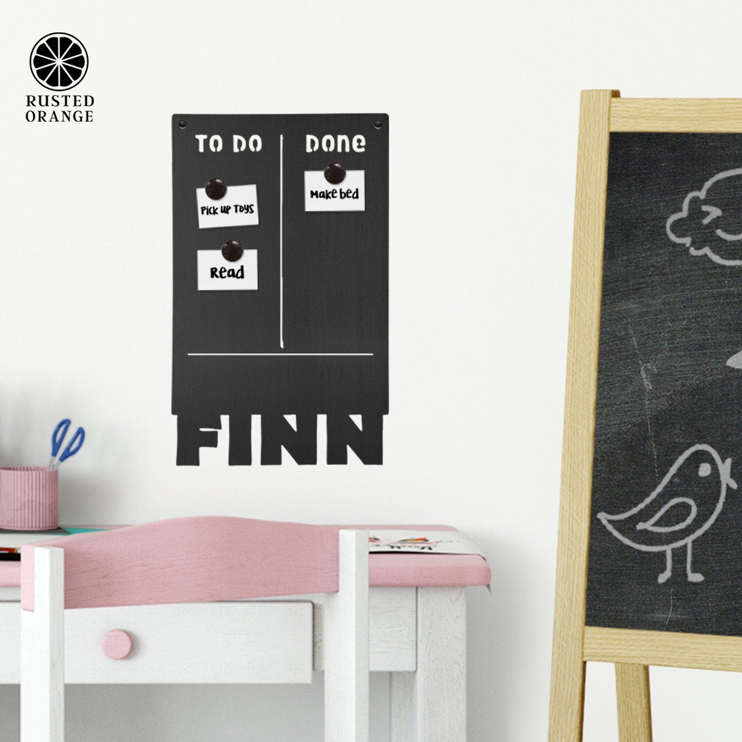 Chore Chart for Kids - 2 sizes - Personalized Magnetic To Do Board