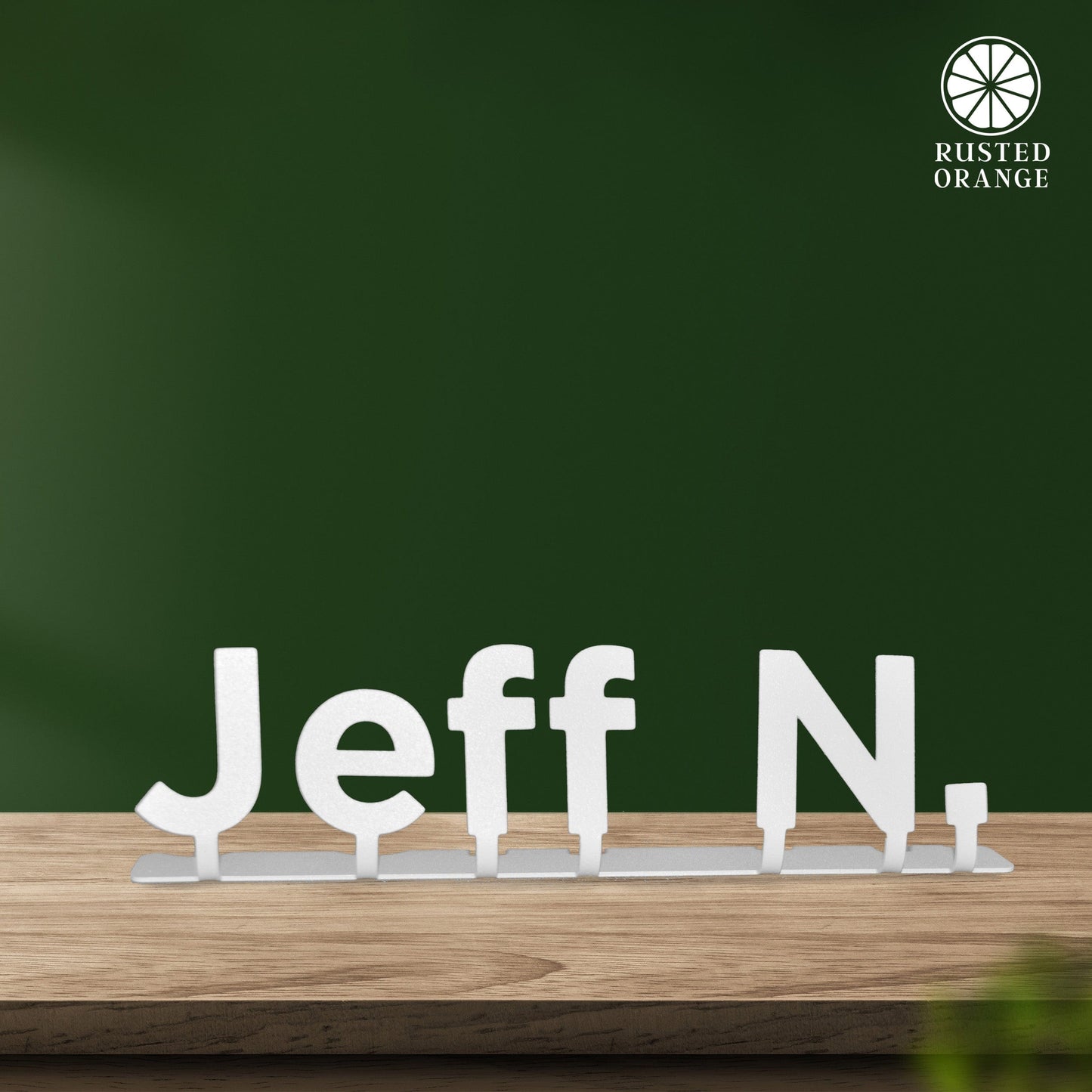 Large Desk Name Plaque - Custom Name Plate for Office and Desk