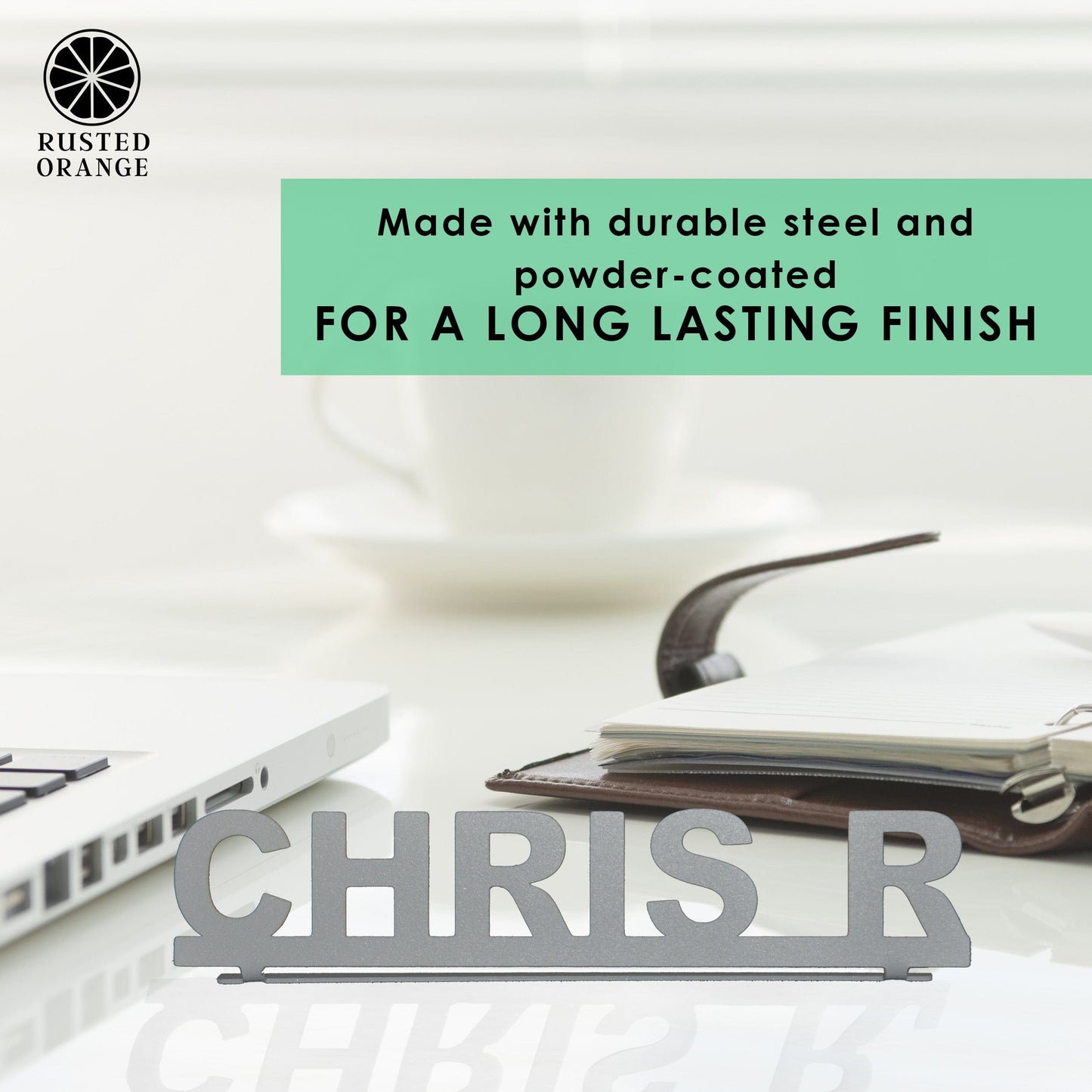 Medium Desk Name Plaque - Custom Name Plate for Office and Desk