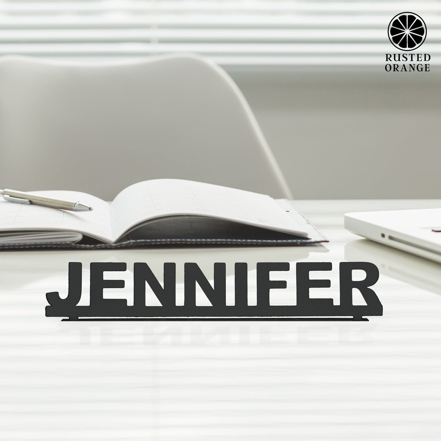 Medium Desk Name Plaque - Custom Name Plate for Office and Desk