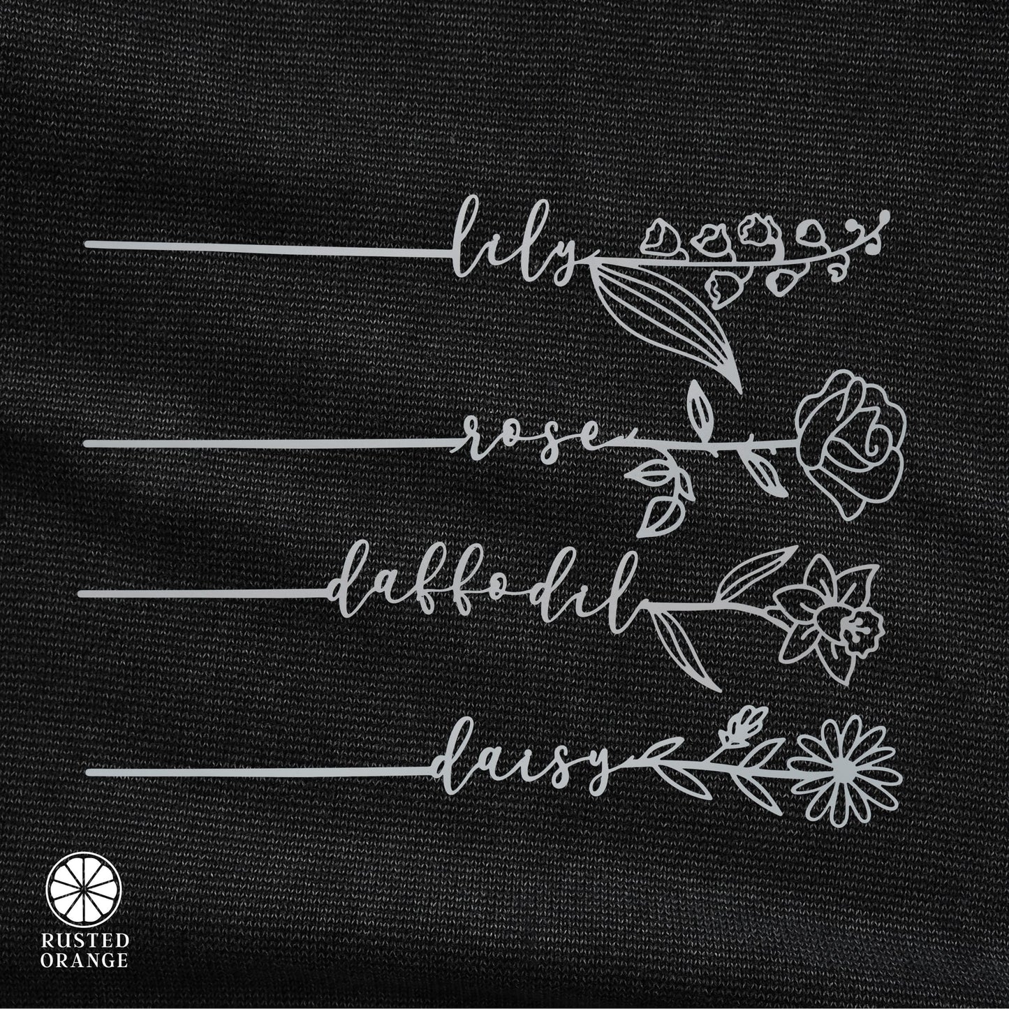 Flower Pick- Set of 3 Metal Flowers