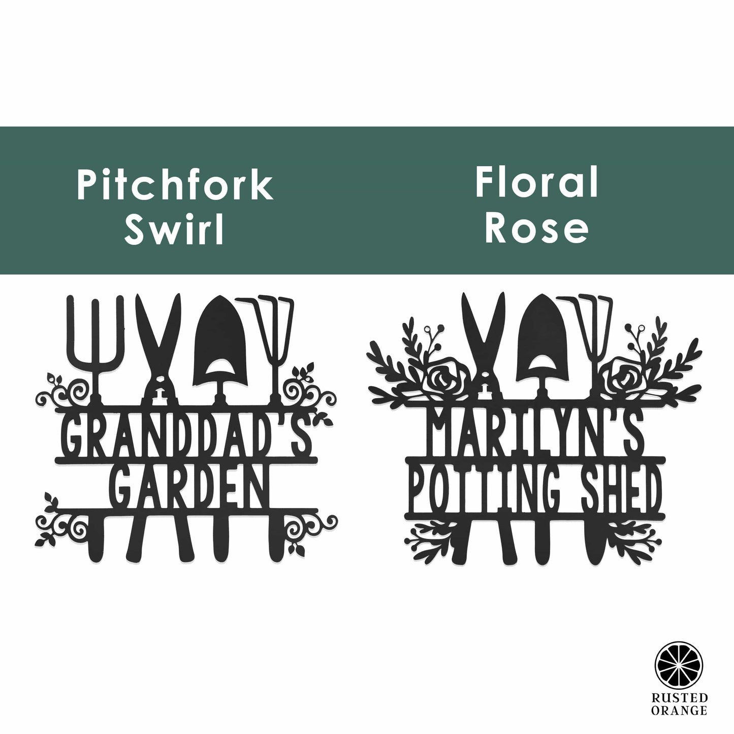 Find Me In The Garden Custom Sign - 2 Styles - Personalized Gardening Decor Outdoor Signs