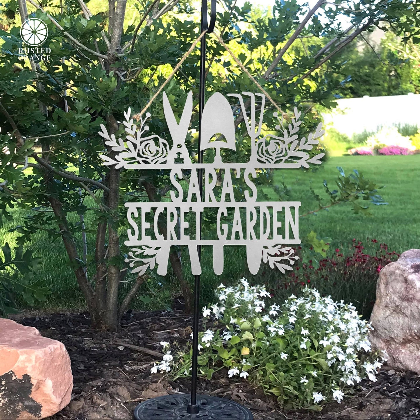 Find Me In The Garden Custom Sign - 2 Styles - Personalized Gardening Decor Outdoor Signs