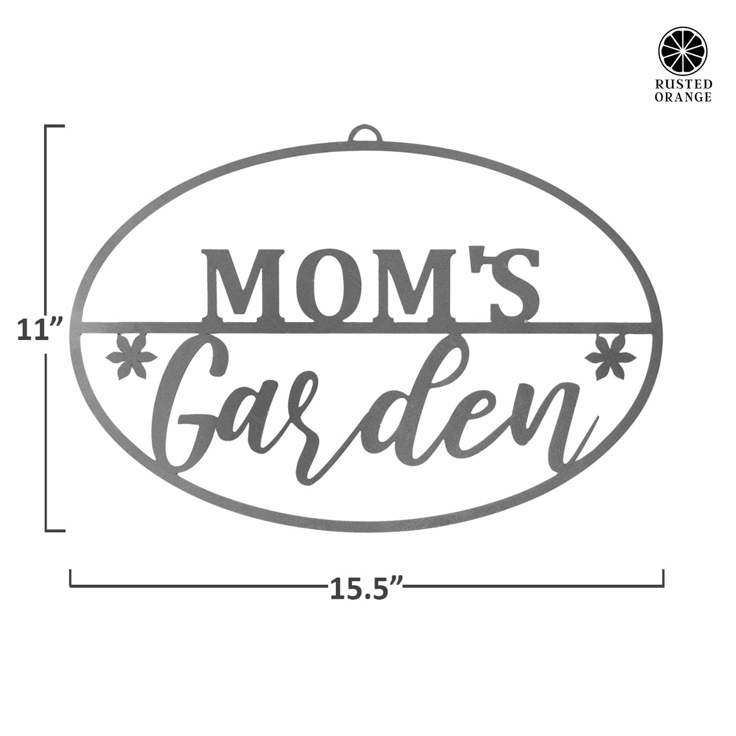 Garden Custom Oval - 4 Styles - Personalized Garden Signs Decorative Outdoor