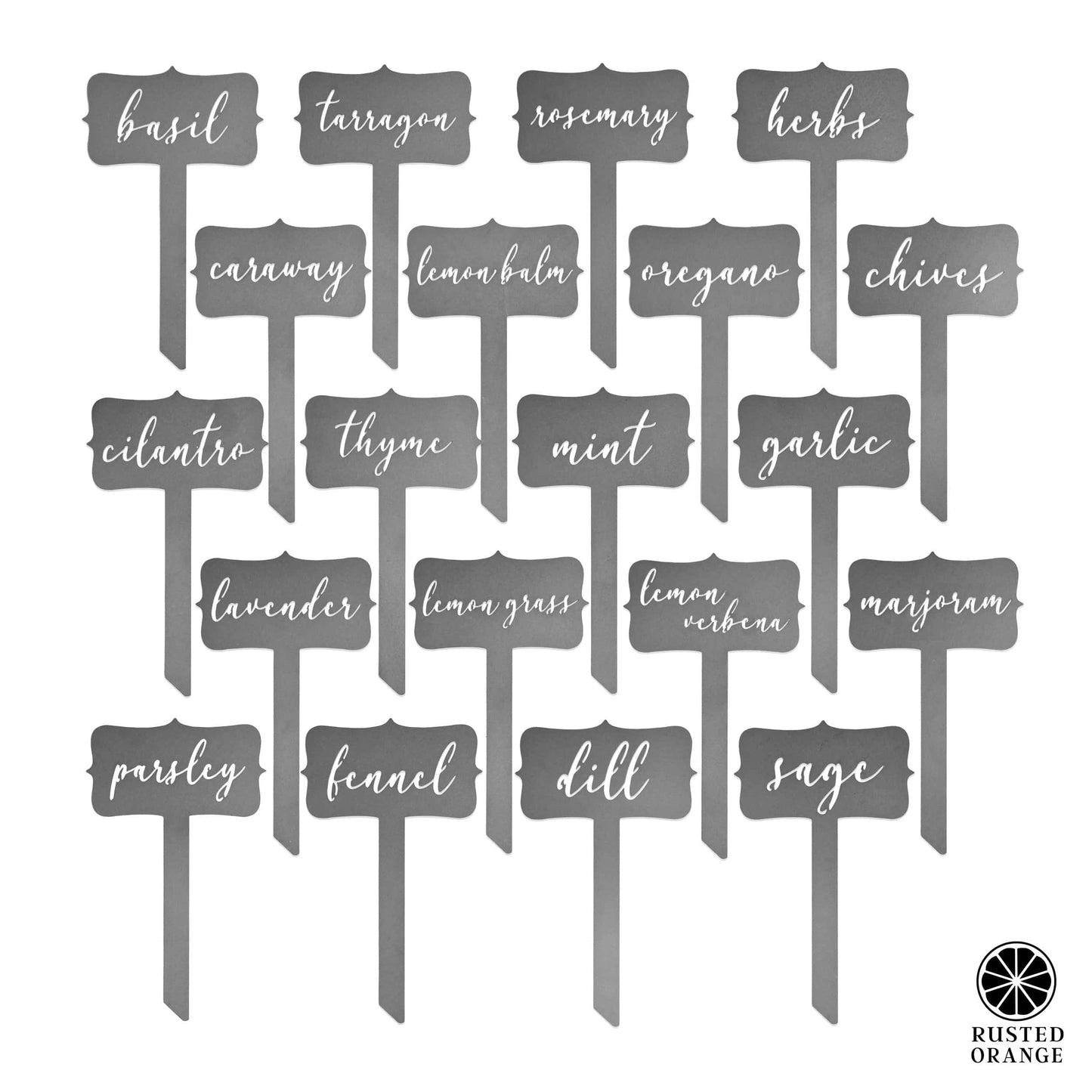 Window Garden Markers - Single - Herb Garden Plant Identification Stakes