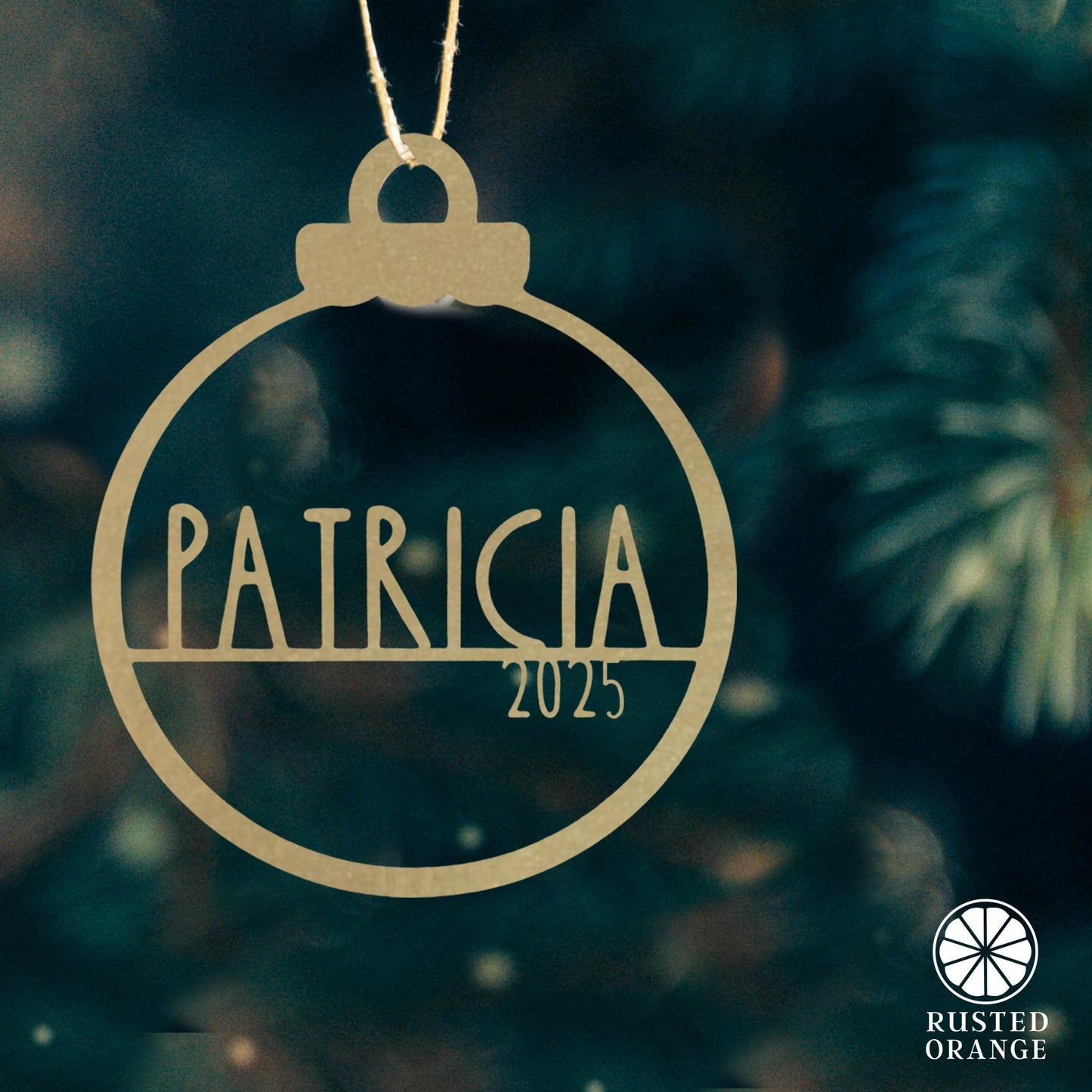 Amelia Jane Ornament - 2 Please - Customized Christmas Ornament for Christmas Tree