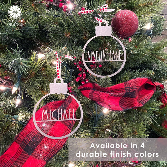 Amelia Jane Ornament - 2 Please - Customized Christmas Ornament for Christmas Tree