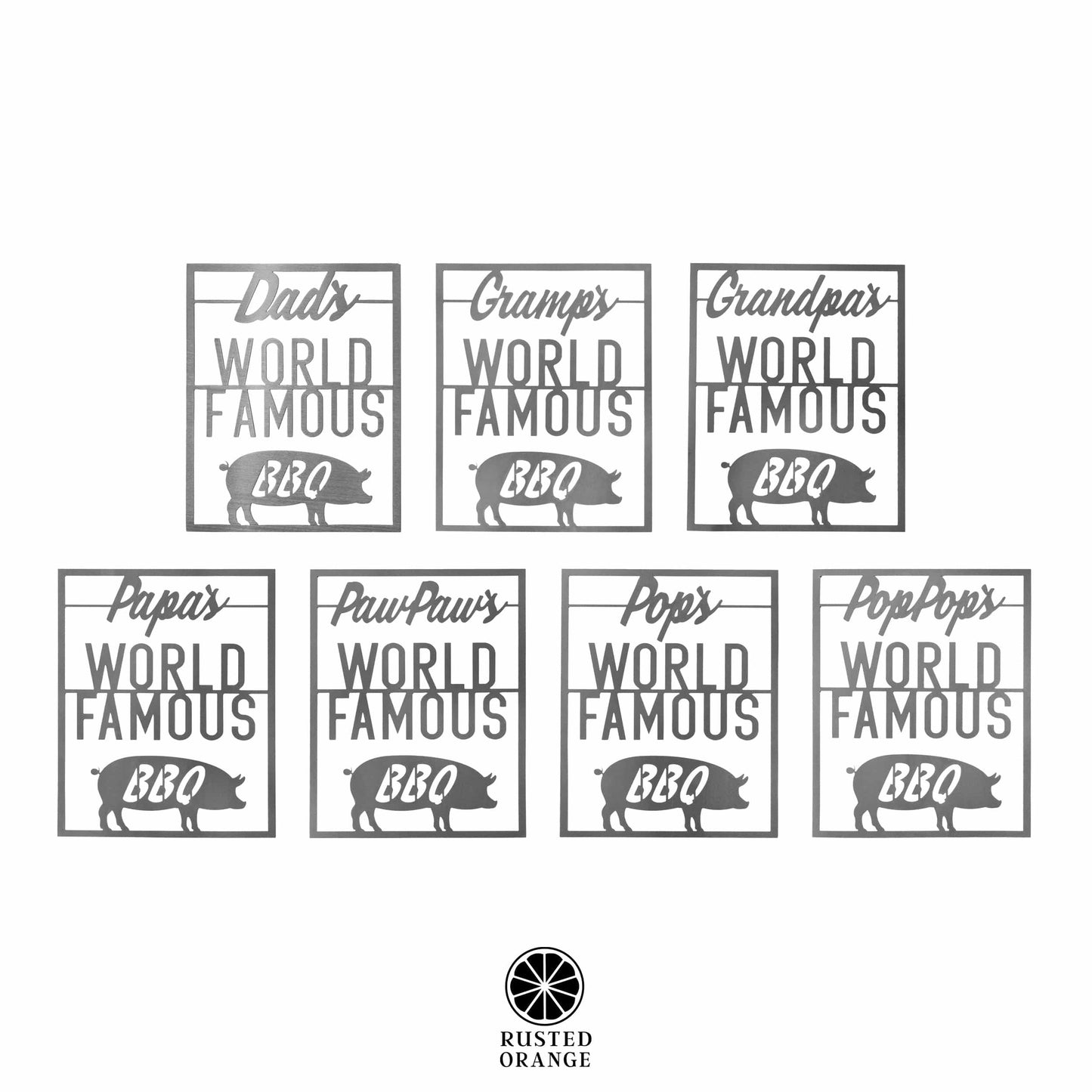World Famous and Smokin Hot BBQ Collection - BBQ Grill House Decor